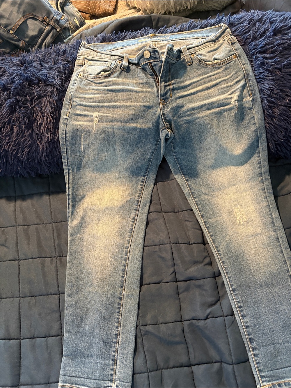 Old Navy Light Blue Skinny Jeans - Faded Wash